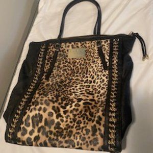 Tiger Print BCBG 2 strap Purse
